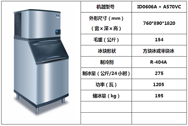 万利多制冰机ID0606A