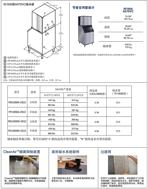 万利多Manitowoc制冰机M1000